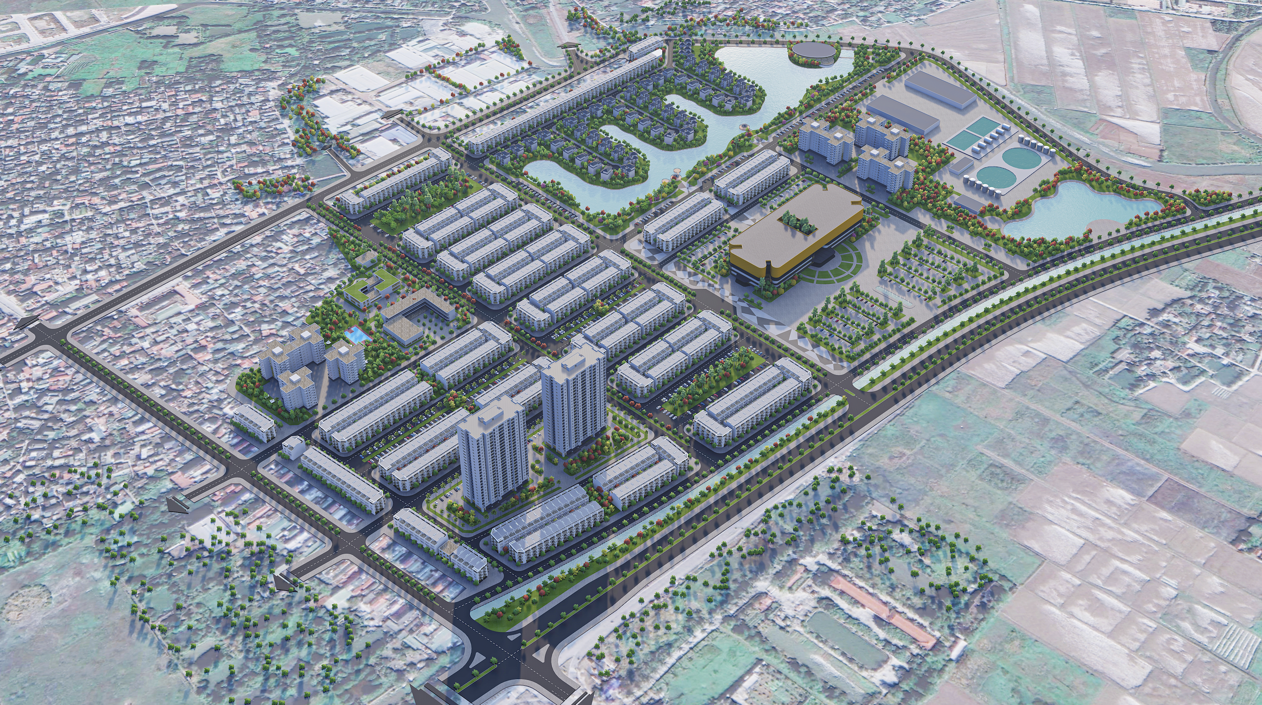 Dự án Khu đô thị dịch vụ và Trung tâm Thương mại Thái Bình