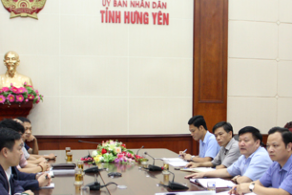 TECGROUP làm việc với UBND tỉnh Hưng Yên tìm hiểu cơ hội hợp tác đầu tư