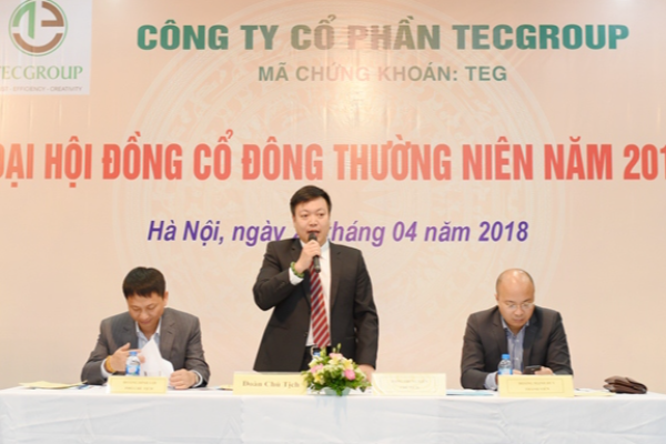 ĐHĐCĐ TEG: Đổi tên công ty và tập trung phát triển lĩnh vực kinh doanh bất động sản, xây dựng