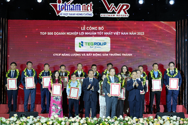 TEGROUP ĐƯỢC XẾP HẠNG NẰM TRONG TOP 500 DOANH NGHIỆP  LỢI NHUẬN TỐT NHẤT VIỆT NAM NĂM 2023