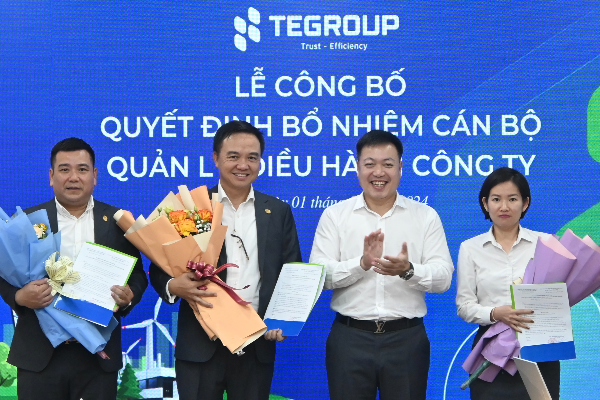 TEGROUP KIỆN TOÀN ĐỘI NGŨ CÁN BỘ QUẢN LÝ, ĐIỀU HÀNH CÔNG TY